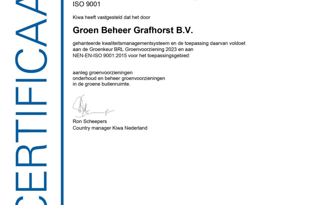 Groenkeur BRL Groenvoorziening