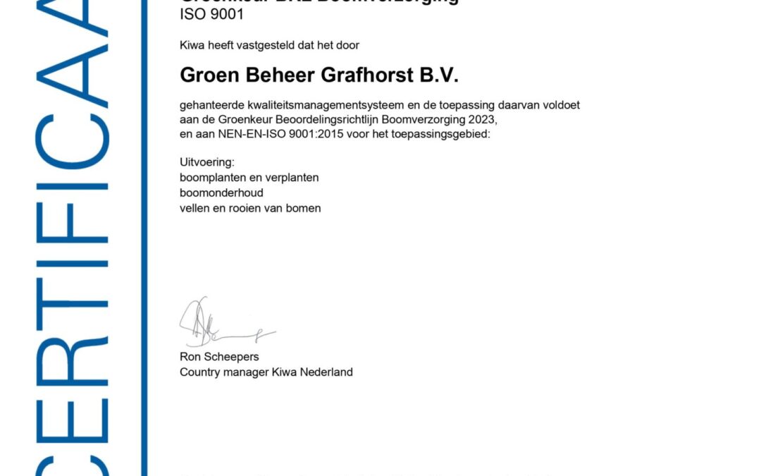 Groenkeur BRL Boomverzorging